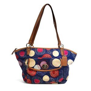 COACH Leah Polka Dot Shoulder Bag F14667